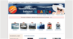 Desktop Screenshot of boat.fr